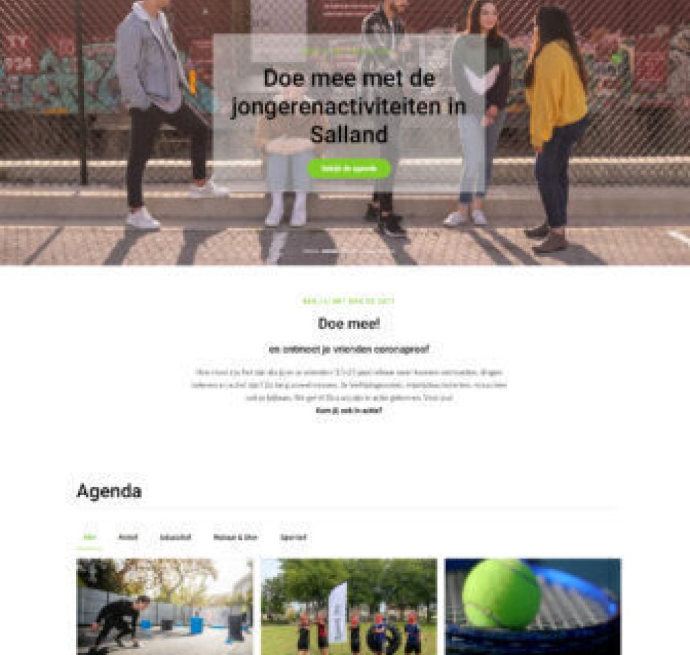 website InSalland - ontwerp en bouw door gridstar webdesign